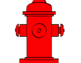 Coloring page Fire hydrant painted byOier