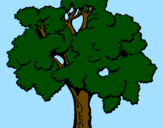 Coloring page Tree painted bykhia