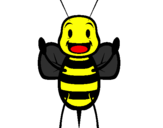 Coloring page Little bee painted bykizzy