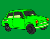 Coloring page Classic car painted byAhmad Farhan