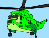 Coloring page Helicopter to the rescue painted byAhmad Farhan