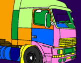 Coloring page Truck painted byDanny Fisher