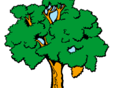 Coloring page Tree painted bysheila