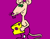 Coloring page Rat 2 painted bylucialuia