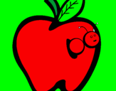 Coloring page Apple III painted bysarah