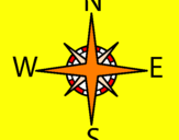 Coloring page Compass painted byArmands