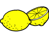 Coloring page lemon painted byErin
