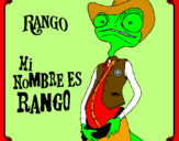 Coloring page Rango painted bytrinity