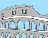 Coloring page Colosseum painted bykelan