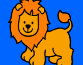 Coloring page Lion painted byAriana $