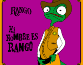 Coloring page Rango painted byLeo
