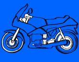 Coloring page Motorbike painted bybryan