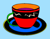 Coloring page Cup of coffee painted byArmands