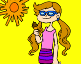 Coloring page Summer 2 painted byAriana $