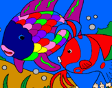 Coloring page Fish painted bykyla may