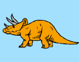 Coloring page Triceratops painted bypedro