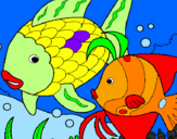 Coloring page Fish painted byAriana $
