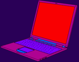 Coloring page Laptop painted byAriana $