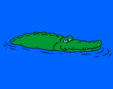 Coloring page Crocodile 2 painted byfdlhmkdgld,m
