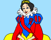 Coloring page Royal princess painted bymorgan miller