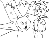 Coloring page Canada painted bymike