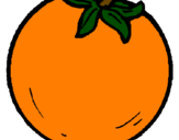 Coloring page oranges painted byTha