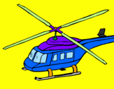 Coloring page Helicopter  painted byJESUS