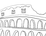 Coloring page Colosseum painted bymike