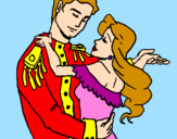 Coloring page Royal dance painted bymorgan miller