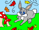 Coloring page Rabbit painted bymorgan miller