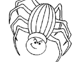 Coloring page Spider painted byhellen