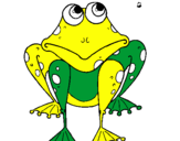Coloring page Frog painted byisaquejv