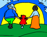 Coloring page Little red riding hood 20 painted byana clara