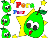 Coloring page Pear painted bydaffyduck
