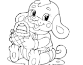 Coloring page Puppy IV painted byhellen
