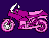 Coloring page Motorbike painted bypuf