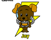 Coloring page Jay painted bypecaca