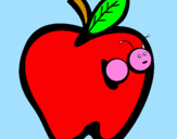 Coloring page Apple III painted by marijana
