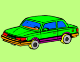 Coloring page Classic car painted byjesus