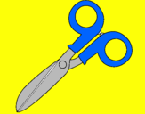 Coloring page Scissors painted bytijerass