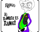Coloring page Rango painted bycars 2
