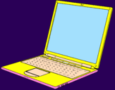 Coloring page Laptop painted by marijana