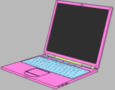 Coloring page Laptop painted byLuciana