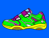 Coloring page Sneaker painted by imam li drugove