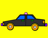 Coloring page Taxi painted byJESUS