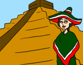 Coloring page Mexico painted byBETTY