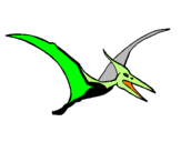 Coloring page Pterodactyl painted bytoblas