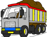 Coloring page Dumper truck painted byFILIPE    DIEGO