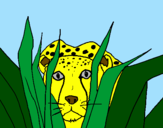 Coloring page Cheetah painted byGabria