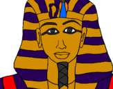 Coloring page Tutankamon painted byvalerie